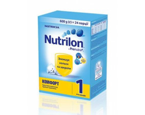 Фото - Сухая молочная смесь Nutrilon Комфорт 1 для питания детей от 0 до 6 месяцев, 600 г