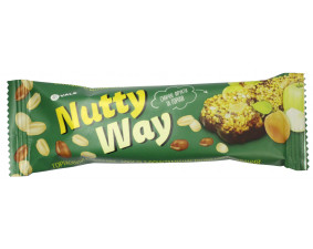 Фото - Nutty Way (Натти Вей) Батончик-мюсли с фруктами частично глазированный 40г