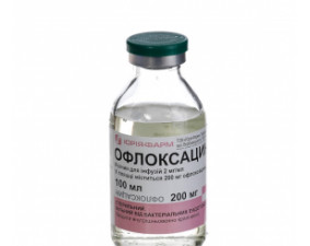 Фото - Офлоксацин раствор для инфузий 0,2% флакон 100мл