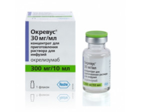 Фото - Окревус 300 мг/10 мл флакон №1