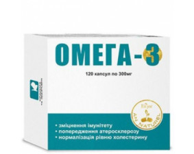Фото - Омега-3 капсули 300мг №120 блістер