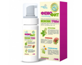 Фото - Organic Herbs Пенка для интимной гигиены Фемофит Женские травы 150мл