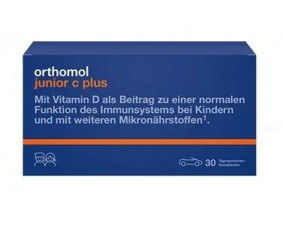 Фото - Ортомол Orthomol Junior C plus Апельсин-мандарин для иммунитета детей жев.табл.№30