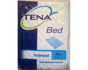 Фото - Пеленки гигиенические впитывающиеTena Bed Underpad Plus 60см х 90см №5