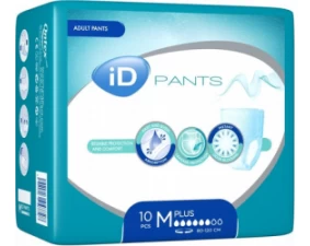 Фото - Подгузники-трусики для взрослых iD Diapers-Pants for adults D Plus, размер M, 10 штук