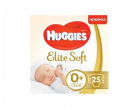 Фото - Подгузники Хаггис (Huggies) 0 Elitе Soft (0+кг) №25