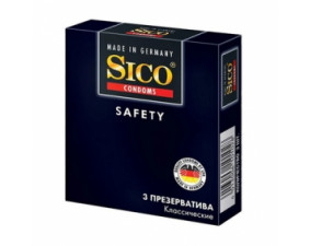 Фото - Презервативи Sico Safety класичні, 3 штуки