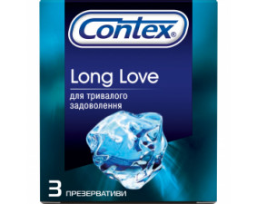 Фото - Презервативы Contex (Контекс) Long love с анестетиком 3шт