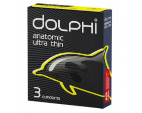 Фото - Презервативы Dolphi (Долфи) Anatomic Ultra Thin анатомические ультратонкие 3шт