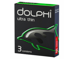 Фото - Презервативы Dolphi (Долфи) Ultra Thin ультратонкие 3шт