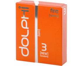 Фото - Презервативы Dolphi (Долфи) Lux Fire с разогревающим эффектом для женщин 3шт