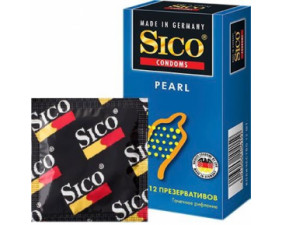 Фото - Презервативы Sico Pearl с точечным рифлением, 12 штук