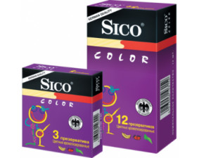 Фото - Презервативы Sico Color цветные ароматизированные №12