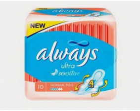 Фото - Прокладки гигиенические женские ALWAYS (Олвейс) Classic Sensitive Normal (Классик сенсетив нормал) 10шт