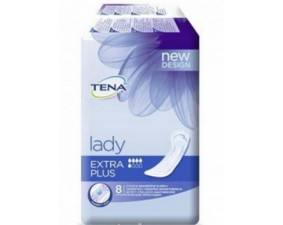 Фото - Прокладки урологические TENA (Тена) Lady Extra Plus InstaDry (Леди Экстра Плюс Инстдрай) для женщин 8 шт