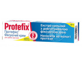 Фото - Protefix (Протефикс) Крем фиксирующий экстрасильный для зубных протезов 40мл