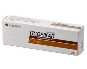 Фото - Псорікап крем 2 мг/г по 30 г у тубах