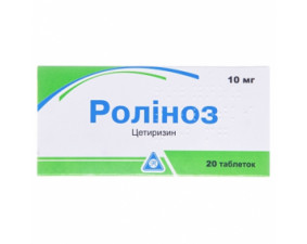 Фото - Роліноз таблетки по 10 мг №20 (10х2)