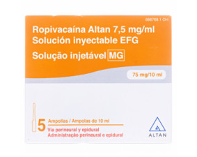 Фото - Ропивакаин-Виста раствор д/инф. 7.5 мг/мл по 10 мл №5 в амп.