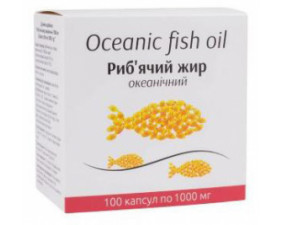 Фото - Риб'ячий жир океанічний капсули по 1000 мг №100 бліс.