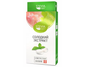 Фото - Stevia (Стевия) Заменитель сахара Сладкий экстракт таблетки №100
