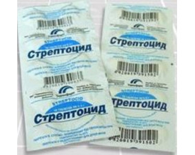 Фото - Стрептоцид таблетки по 0.5 г №10