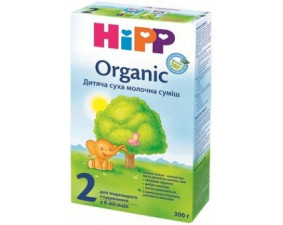Фото - HiPP Organic (Хипп Органик) Сухая детская молочная смесь 2, 300г