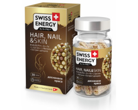 Фото - Swiss Energy (Свисс Энерджи) Витамины Hair, Nail & Skin (Волосы, ногти и кожа) капсулы №30