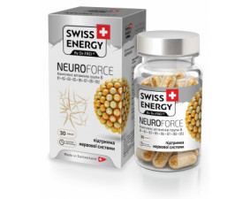 Фото - Swiss Energy (Свисс Энерджи) Витамины Neuroforce (Нейрофорс) Витамин В комплекс капсулы №30