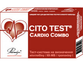 Фото - Тест CITO CardioCombo для определения миоглобина /КК-МВ/тропонина