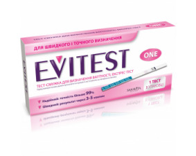 Фото - Evitest (Эвитест) Тест-полоска для определения беременности 1шт