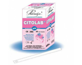 Фото - Тест-полоски CITOLAB pH для определения рН в вагинальных выделениях №25