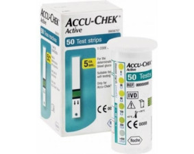 Фото - Тест-полоски Accu-Chek Active для глюкометра, 50 штук