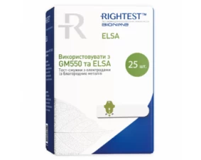 Фото - Тест-смужки Bionime Rightest Elsa GМ 550 для глюкометра, 25 штук
