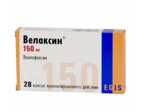 Фото - Велаксин капсули прол./д. по 150 мг №28 (14х2)