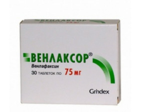 Фото - Венлаксор таблетки по 75 мг №30 (10х3)