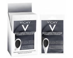 Фото - Vichy (Виши) Маска минеральная с углем и каолином для глубокого очищения кожи лица 2х6мл