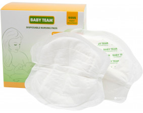 Фото - Вкладки для грудей BABY TEAM (Бебі Тім) артикул 0020 лактаційні в бюстгалтер одноразові суперпоглинаючі 30 шт