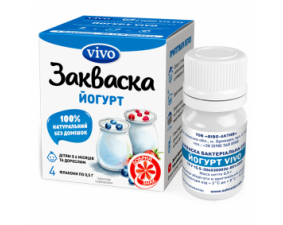 Фото - Vivo (Виво) Закваска бактериальная Йогурт 0,5г №4