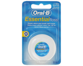 Фото - Зубная нить Oral-B Essential Floss Вощенная 50м