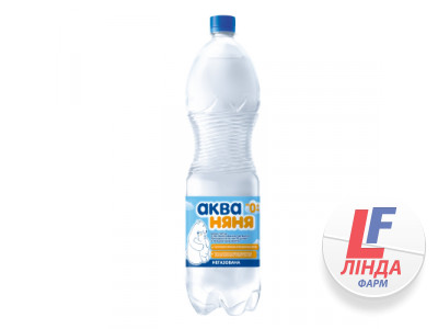 Мінеральна вода Аква-няня негазована пластик 1,5л-0