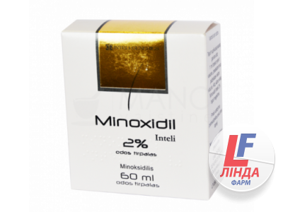 Миноксидил Интели раствор 2% флакон 60мл №1-0