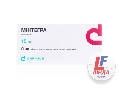 Минтегра таблетки, дисперг. в рот. полос. по 15 мг №30 (10х3)-0