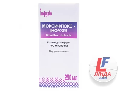 Моксифлокс-Інфузія розчин д/інф. 400 мг/250 мл по 250 мл у пляш.-0