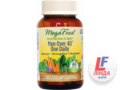 MegaFood Мультивітаміни для чоловіків після 40 років таблетки №60-0