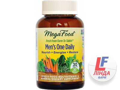 MegaFood Мультивітаміни для чоловіків таблетки №30-0