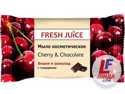 Мыло косметическое Fresh Juice Вишня и шоколад 75г-0