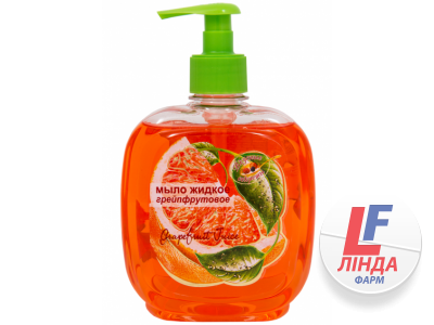 Мыло жидкое Вкусные секреты Grapefruit juice Грейпфрутовое 460мл-0