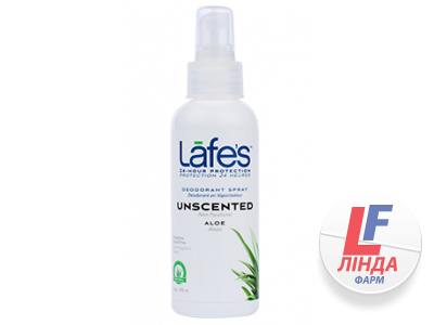 LAFE's Натуральний органічний дезодорант-спрей на основі конопляної олії Алое Віра 118мл-0