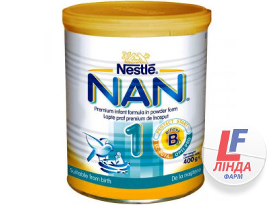 Суха молочна суміш NAN 1 Optipro для дітей від народження, 400 г-0